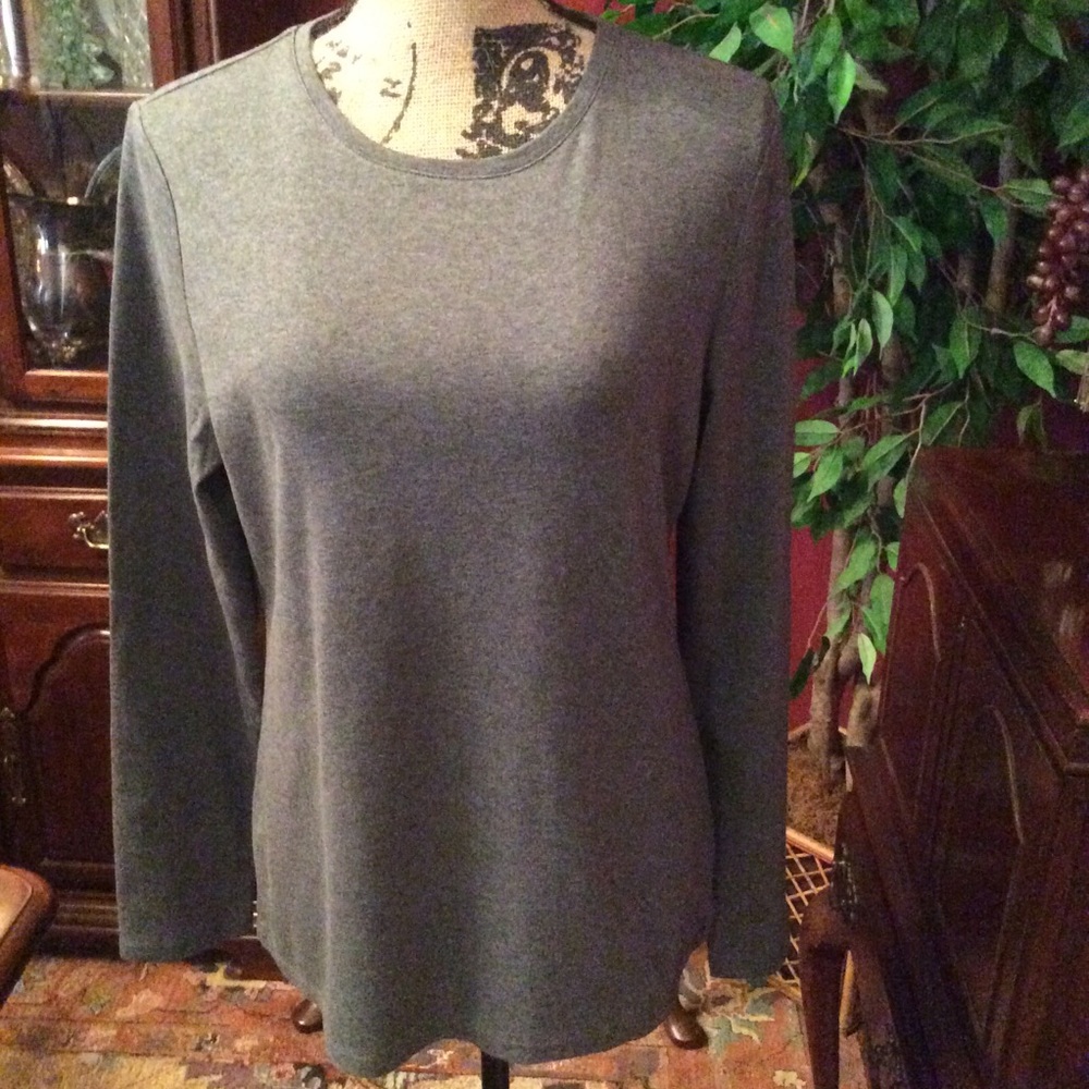Talbot’s Gray shirt